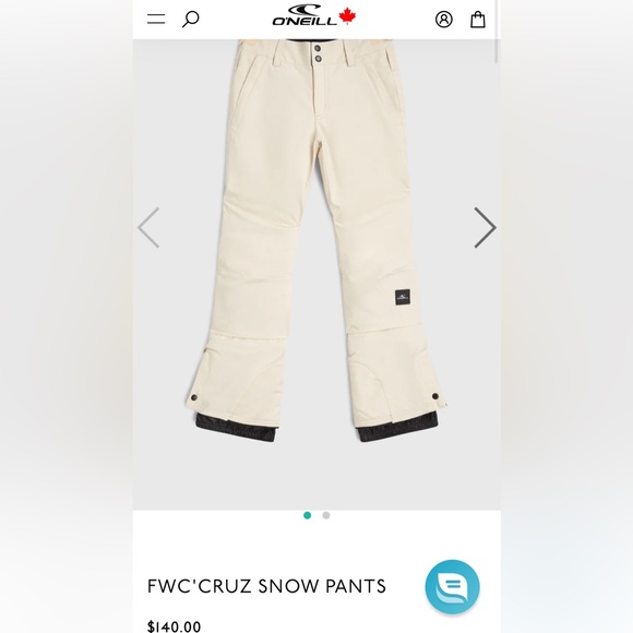 Kids Pink O’Neill Snowpants - Picture 1 of 9